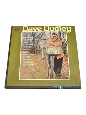 Vintage Dave Dudley Vinyl LP Rural Route No. 1 Mercury Country Black Canada